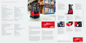 Carretillas retráctiles eléctricas antideflagrantes Linde R14X High