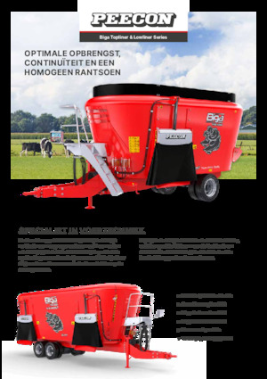 Mezcladores de pienso Peecon Biga 30-197/230 Topliner Mammoet Future