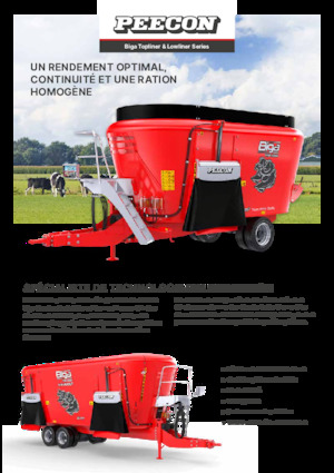 Mezcladores de pienso Peecon Biga 33-197/230 Topliner Mammoet Future
