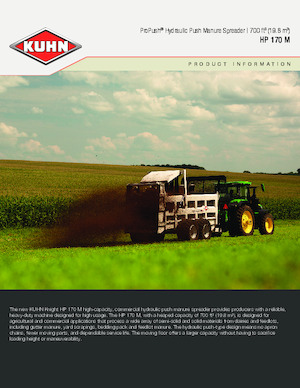 Mezcladores de pienso Kuhn HP 170 M