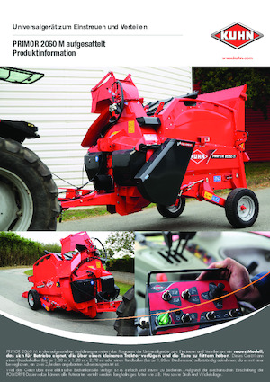 Mezcladores de pienso Kuhn Primor 2060 M Semi-Mounted