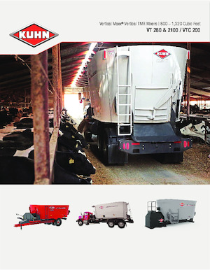 Mezcladores de pienso Kuhn VT 2100