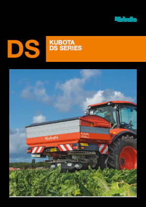 Esparcidor de fertilizante Kubota DSX-W Geospread 3450 