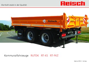Flat bed trailers Reisch RUTDK-105.LOF