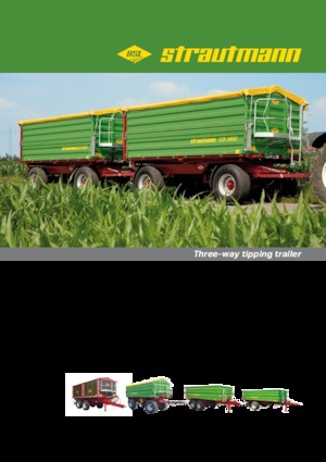 Flat bed trailers Strautmann SEK 572