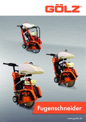 Cortadoras de suelo Gölz FS 125 E