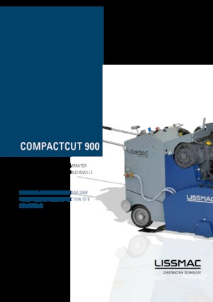 Cortadoras de suelo Lissmac Compactcut  900 D