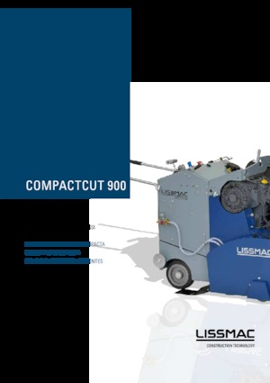 Cortadoras de suelo Lissmac Compactcut  900 D