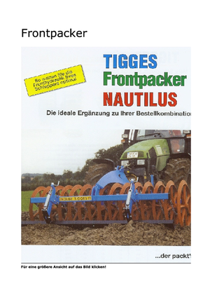 Empaquetadoras Tigges Nautilus 740