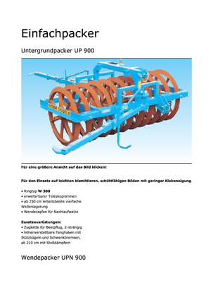 Empaquetadoras Tigges UPN 900-250