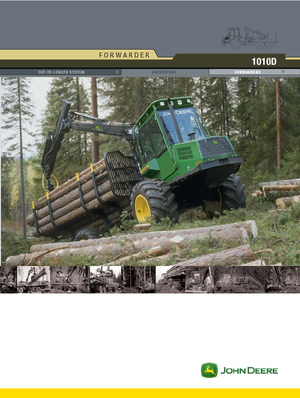 Cabezas tractoras (Forwarder) John Deere 1010 D