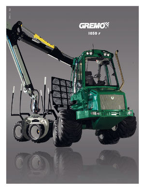 Cabezas tractoras (Forwarder) Gremo 1050 F
