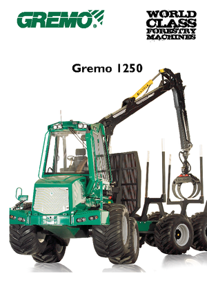Cabezas tractoras (Forwarder) Gremo 1250