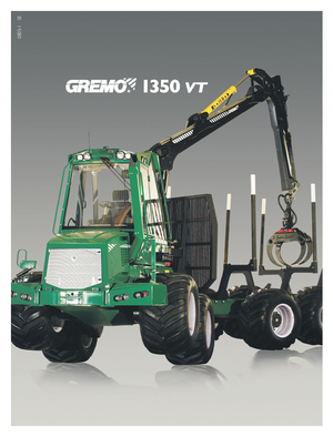 Cabezas tractoras (Forwarder) Gremo 1350 VT