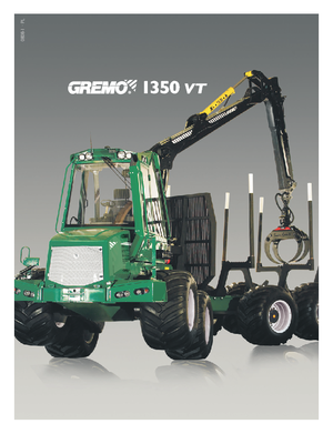 Cabezas tractoras (Forwarder) Gremo 1350 VT