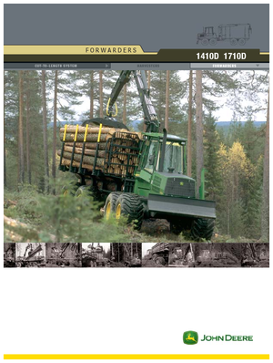 Cabezas tractoras (Forwarder) John Deere 1410 D