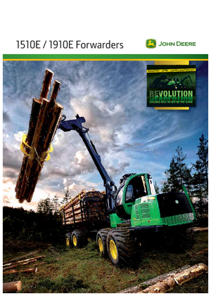 Cabezas tractoras (Forwarder) John Deere 1910 E