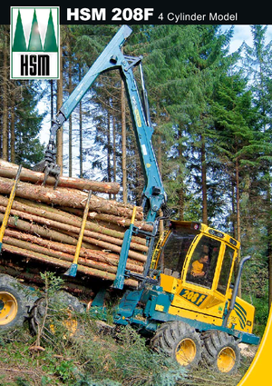 Cabezas tractoras (Forwarder) HSM 208 F 9 to