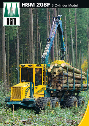 Cabezas tractoras (Forwarder) HSM 208 F