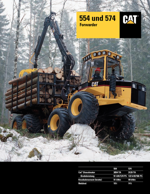 Cabezas tractoras (Forwarder) Caterpillar 554