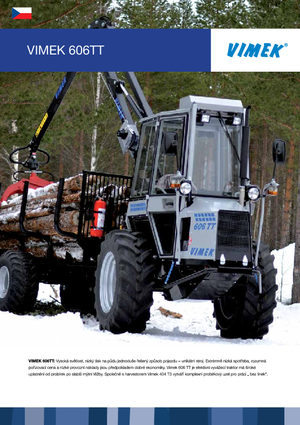 Cabezas tractoras (Forwarder) Vimek 606 TT