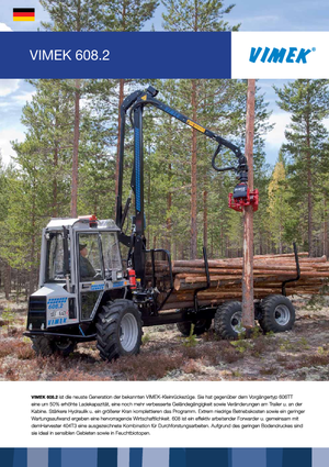 Cabezas tractoras (Forwarder) Vimek 608-2