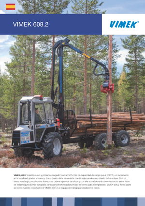 Cabezas tractoras (Forwarder) Vimek 608-2