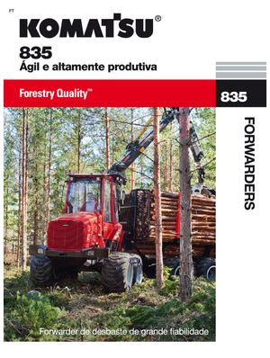 Cabezas tractoras (Forwarder) Komatsu 835