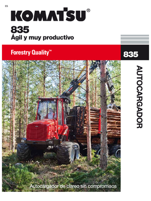 Cabezas tractoras (Forwarder) Komatsu 835