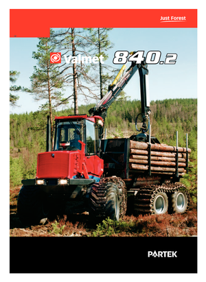 Cabezas tractoras (Forwarder) Valmet 840.2