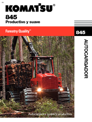 Cabezas tractoras (Forwarder) Komatsu 845