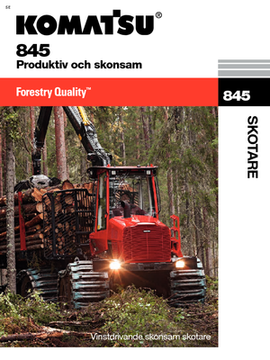 Cabezas tractoras (Forwarder) Komatsu 845