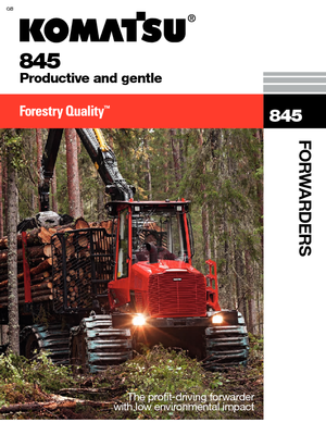 Cabezas tractoras (Forwarder) Komatsu 845