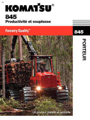 Cabezas tractoras (Forwarder) Komatsu 845