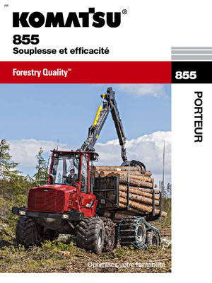 Cabezas tractoras (Forwarder) Komatsu 855 6WD