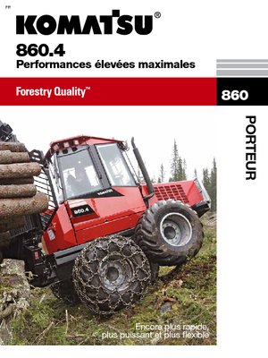 Cabezas tractoras (Forwarder) Komatsu 860.4