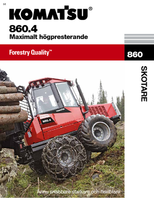 Cabezas tractoras (Forwarder) Komatsu 860.4