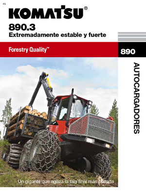 Cabezas tractoras (Forwarder) Komatsu 890.3
