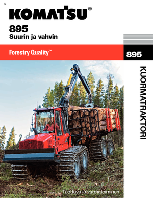 Cabezas tractoras (Forwarder) Komatsu 895
