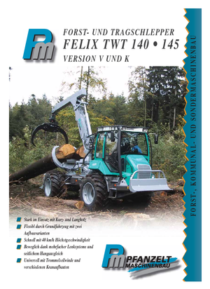Cabezas tractoras (Forwarder) Pfanzelt Felix 145 VS
