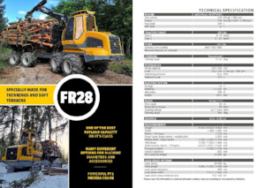 Cabezas tractoras (Forwarder) Sampo Rosenlew FR28