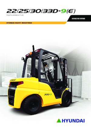Carretillas elevadoras diesel Hyundai 30D-9E