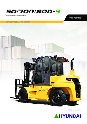 Carretillas elevadoras diesel Hyundai 45D-9