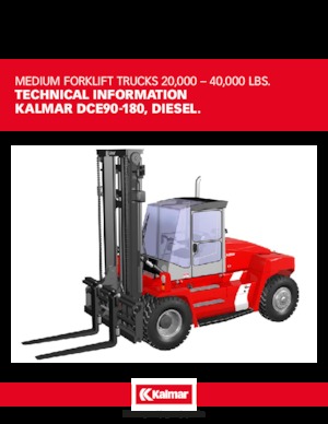Carretillas elevadoras diesel Kalmar DCE 160-12