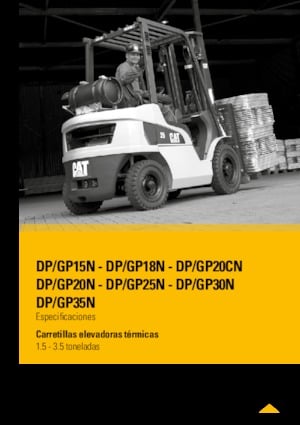 Carretillas elevadoras diesel Caterpillar DP30N