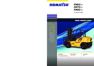 Carretillas elevadoras diesel Komatsu FH80-2