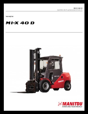 Carretillas elevadoras diesel Manitou MI-X 40 D