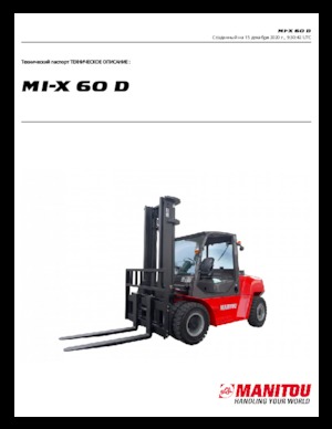 Carretillas elevadoras diesel Manitou MI-X 60 D