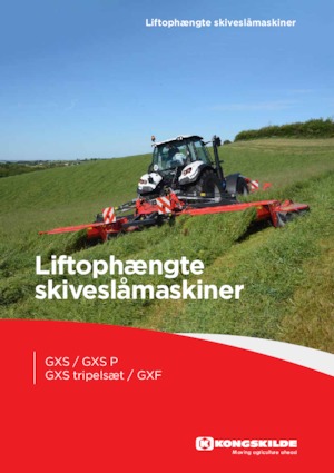 Cortadoras frontales - discos con condicionadores Kongskilde GXF 3605 P