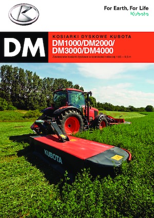 cortadoras frontales, discos sin acondirionadores Kubota DM4032